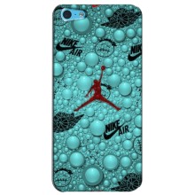 Силиконовый Чехол Nike Air Jordan на Айфон 5с (Джордан Найк)