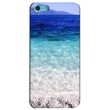 Силиконовый чехол с КАРТИНКАМИ лето для iPhone 5c (AlphaPrint) (Море)