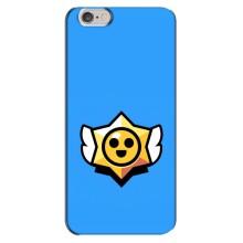 Бампер (ТПУ) з принтом Brawl Stars на Айфон 6 Плюс (Значок)