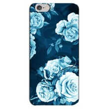 Чехлы (ART) Цветы на iPhone 6 Plus / 6s Plus (VPrint) (Голубые Бутоны)