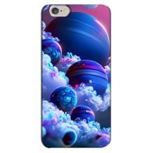 Чохли КОСМОС  на iPhone 6 Plus / 6s Plus (Сині планети)