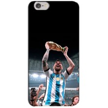 Чехлы Лео Месси Аргентина для iPhone 6 Plus / 6s Plus (Счастливый Месси)