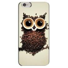 Чохли з принтом СОВИ для iPhone 6 Plus / 6s Plus (Сова з зерен кави)