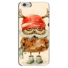 Чохли з принтом СОВИ для iPhone 6 Plus / 6s Plus (Сова у шапці)