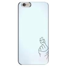 Чохол (Знак сердечка) для iPhone 6 Plus / 6s Plus (Сердечко на блакитному)