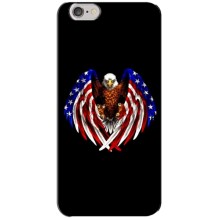 Чехол Флаг USA для iPhone 6 Plus / 6s Plus (Крылья США)