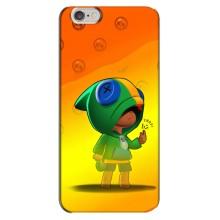 Чохол Бравл Старс для iPhone 6 Plus / 6s Plus (LEON в кофті)