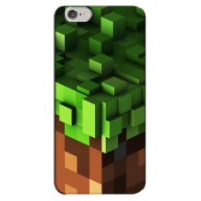 Чехол Майнкрафт на iPhone 6 Plus / 6s Plus (AlphaPrint) Minecraft (текстура Майнкрафт)