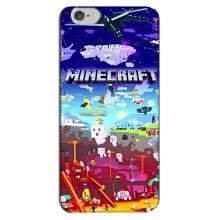 Чохол майнкрафт для iPhone 6 Plus / 6s Plus (MINECRAFT)