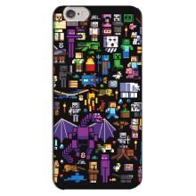Чохол майнкрафт для iPhone 6 Plus / 6s Plus (Усі персонажі)