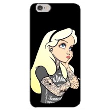 Чехол с печатью для iPhone 6 Plus / 6s Plus - (Мода) (AlphaPrint) (Девочка в тату)