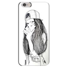 Чехол с печатью для iPhone 6 Plus / 6s Plus - (Мода) (AlphaPrint) (Фото девочки)