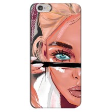 Чехол с печатью для iPhone 6 Plus / 6s Plus - (Мода) (AlphaPrint) (Макияж)