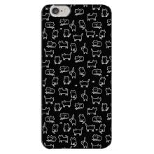 Чохол на тематику: Коти для iPhone 6 Plus / 6s Plus (Котики на чорному)