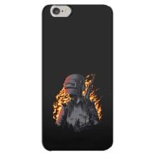 Чохол з картинкою "Герой Pubg" на iPhone 6 Plus / 6s Plus (В полум'ї)