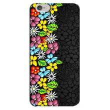 Чохол з Квітами для iPhone 6 Plus / 6s Plus (Яскраві квіти)