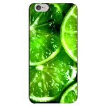 Чохол з зображенням смачної їжі для iPhone 6 Plus / 6s Plus (Яскравий Лайм)