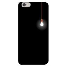 Чохол з картинками на чорному фоні для iPhone 6 Plus / 6s Plus (Лампочка)