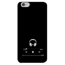 Чохол з картинками на чорному фоні для iPhone 6 Plus / 6s Plus (Плеєр)