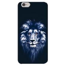 Чохол з картинкою на iPhone 6 Plus / 6s Plus (Лев – синій)