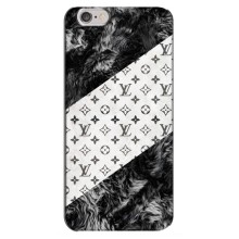 Чохол Стиль Louis Vuitton на iPhone 6 Plus / 6s Plus – LV на білому