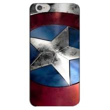 Чохол с Щітом Капітана Америки на iPhone 6 Plus / 6s Plus (Щит Капітана Америки)