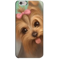 Чехол (ТПУ) Милые собачки для iPhone 6 Plus / 6s Plus – Йоршенский терьер