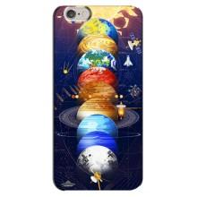 Чохол (ТПУ) з планетами на iPhone 6 Plus / 6s Plus (Арт планети)