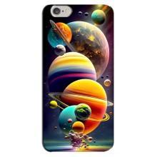 Чохол (ТПУ) з планетами на iPhone 6 Plus / 6s Plus (Сонячна система)