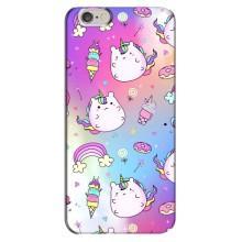 Чохол Unicorn на iPhone 6 Plus / 6s Plus (Веселка і Єдинорог)