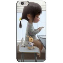 Девчачий Чехол для iPhone 6 Plus / 6s Plus (Девочка с игрушкой)