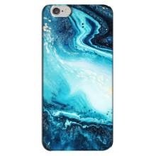 Мраморный чехол на iPhone 6 Plus / 6s Plus (VPrint) – Голубой мрамор