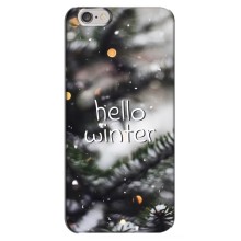 Новогодние, Праздничные Чехлы для iPhone 6 Plus / 6s Plus - 2024 год (Hello winter)