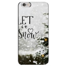 Новогодние, Праздничные Чехлы для iPhone 6 Plus / 6s Plus - 2024 год (Let it snow)