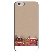 Новогодние, Праздничные Чехлы для iPhone 6 Plus / 6s Plus - 2024 год (Зимний город)