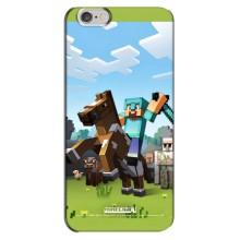 Чохли для iPhone 6 Plus / 6s Plus (Персонажі МайнКрафт) (На коні)