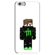 Чохли для iPhone 6 Plus / 6s Plus (Персонажі МайнКрафт) (Зелений хлопчик)