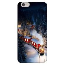 Силіконовий бампер на різдво для iPhone 6 Plus / 6s Plus (Потяг)