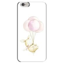 Силіконовий бампер з картинкою звірів для iPhone 6 Plus / 6s Plus (Кролик та кульки)