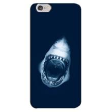 Силіконовий бампер з картинкою звірів для iPhone 6 Plus / 6s Plus (Пащу Акули)