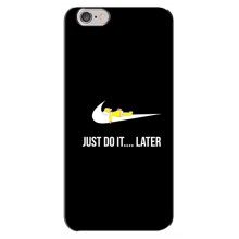 Силиконовый Чехол на iPhone 6 Plus / 6s Plus с картинкой Nike (Later)