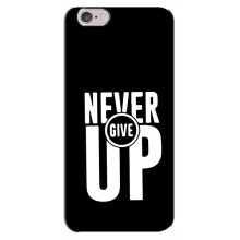 Силиконовый Чехол на iPhone 6 Plus / 6s Plus с картинкой Nike (Never Give UP)