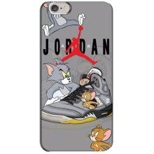 Силиконовый Чехол Nike Air Jordan на Айфон 6 Плюс (Air Jordan)