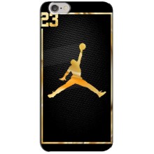 Силиконовый Чехол Nike Air Jordan на Айфон 6 Плюс (Джордан 23)