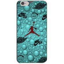 Силиконовый Чехол Nike Air Jordan на Айфон 6 Плюс (Джордан Найк)