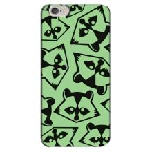 Силіконовий Чохол з Энотами  на iPhone 6 Plus / 6s Plus (Мордочки Єнота)