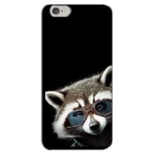 Силіконовий Чохол з Энотами  на iPhone 6 Plus / 6s Plus (Стильний Єнот)