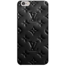 Текстурный Чехол Louis Vuitton для Айфон 6 Плюс – Черный ЛВ