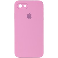 Чехол Silicone Case Square Full Camera Protective (AA) для Apple iPhone 6/6s (4.7") – Розовый