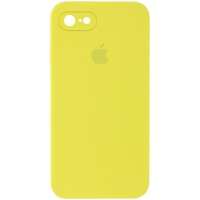 Чехол Silicone Case Square Full Camera Protective (AA) для Apple iPhone 6/6s (4.7") – Желтый